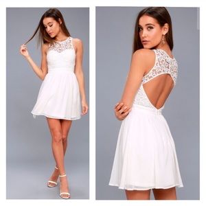 Lulus romantic tale exclusive skater dress
